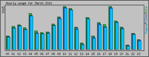 Hourly usage