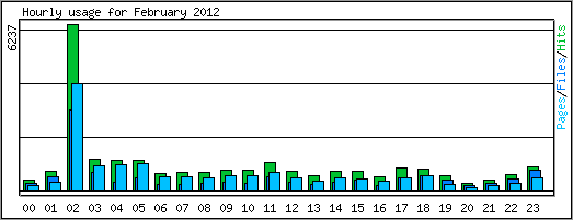 Hourly usage