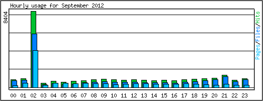 Hourly usage