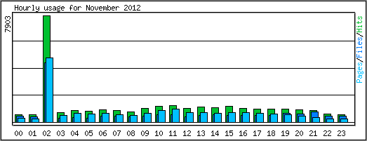 Hourly usage