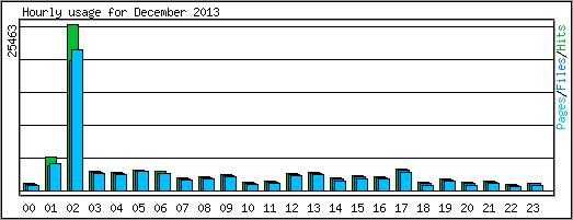 Hourly usage