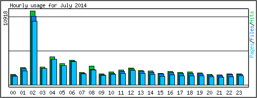 Hourly usage